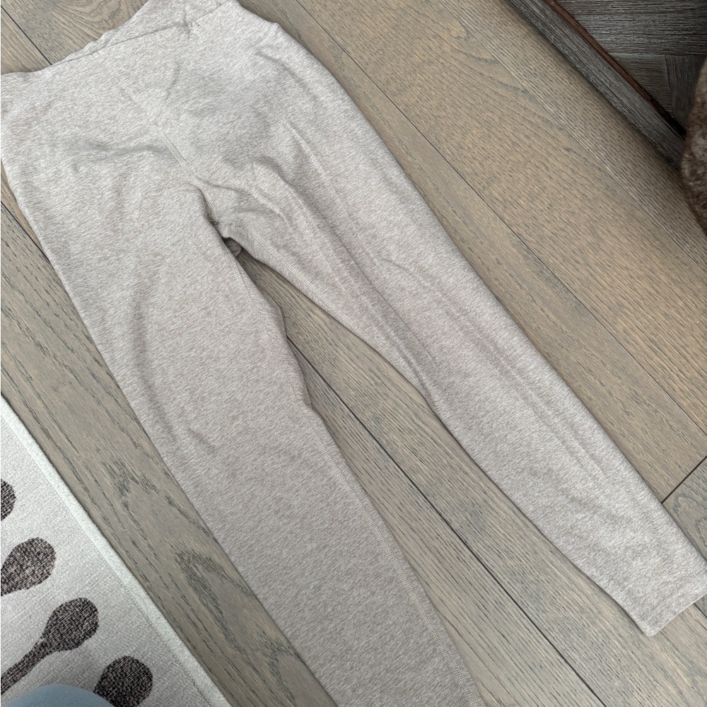 Beyond Yoga Beige High-Waisted Leggings